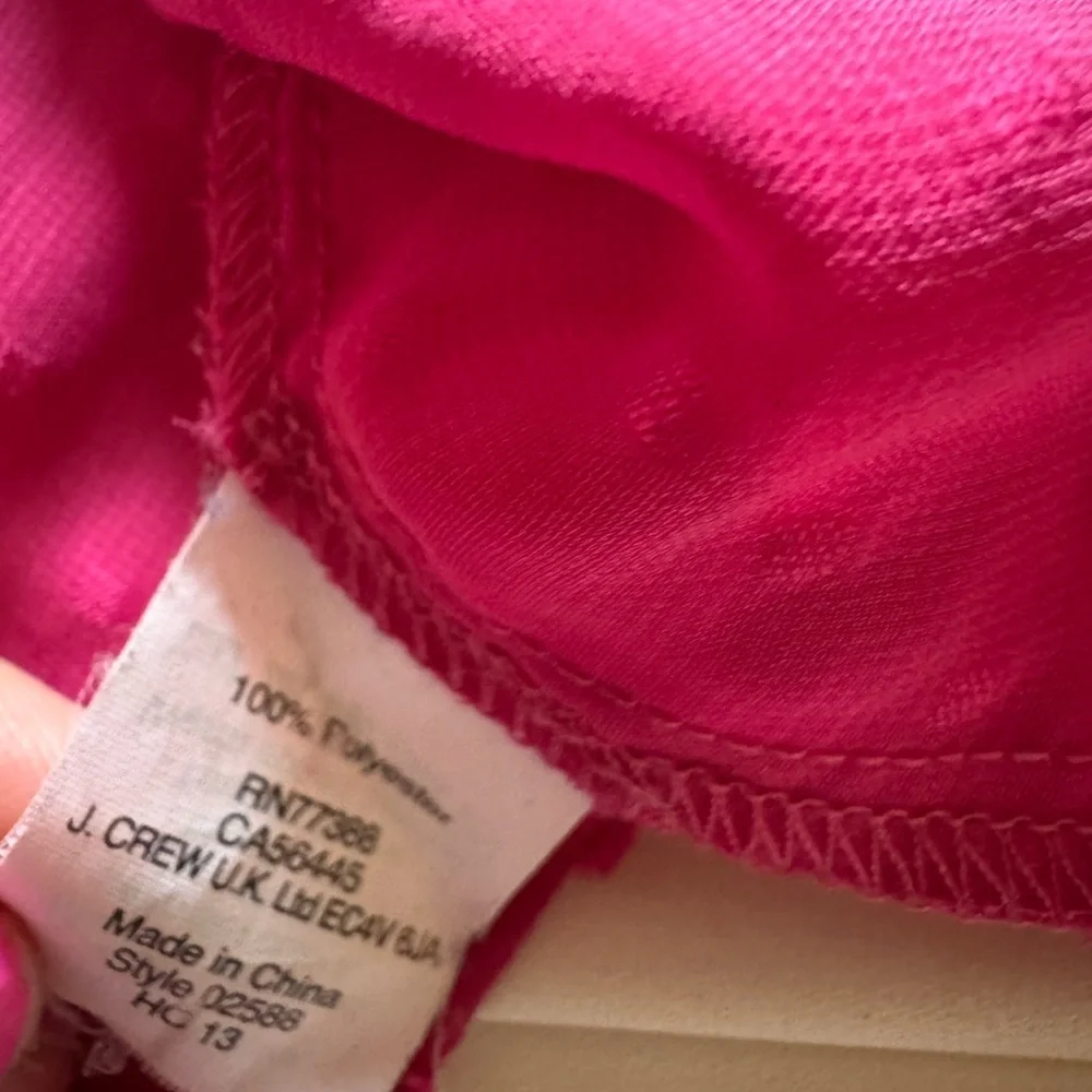 J.Crew Sheer Pink Swiss Dot Blouse Size Small